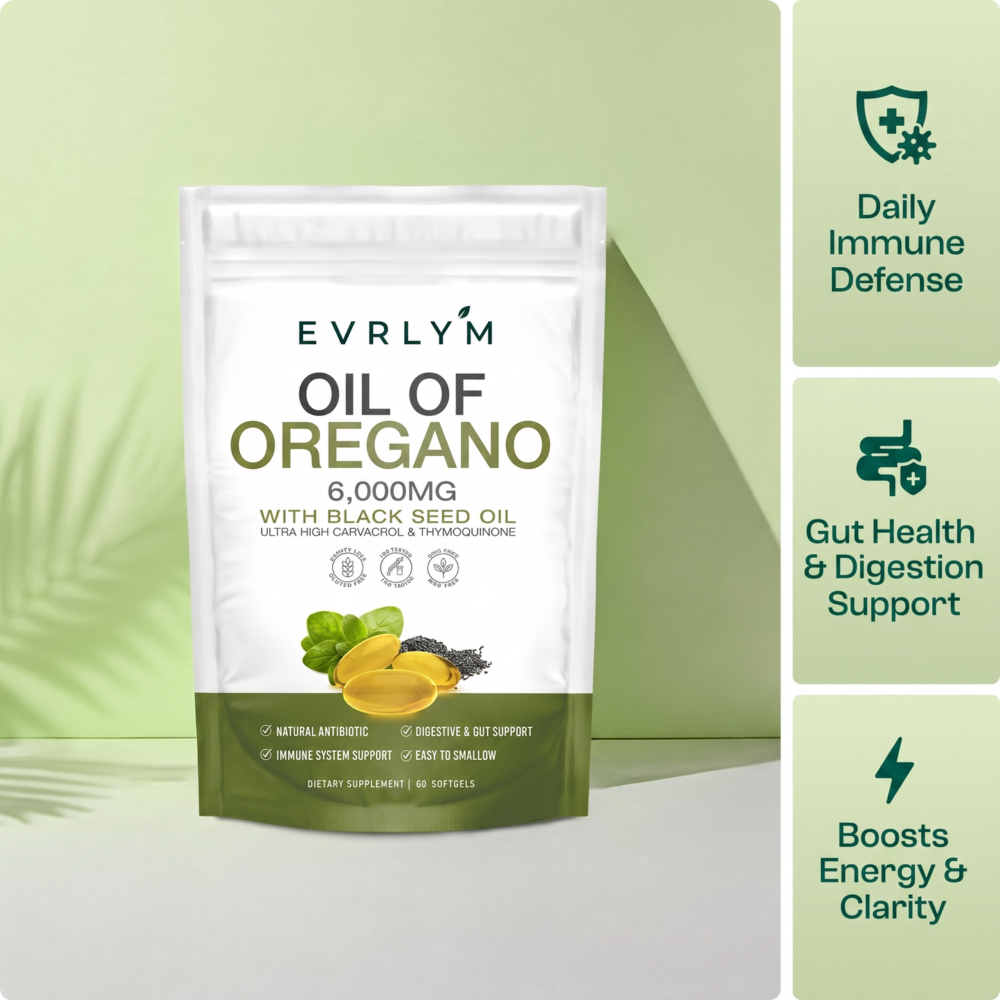 Evrlym ® Oil Of Oregano Softgels