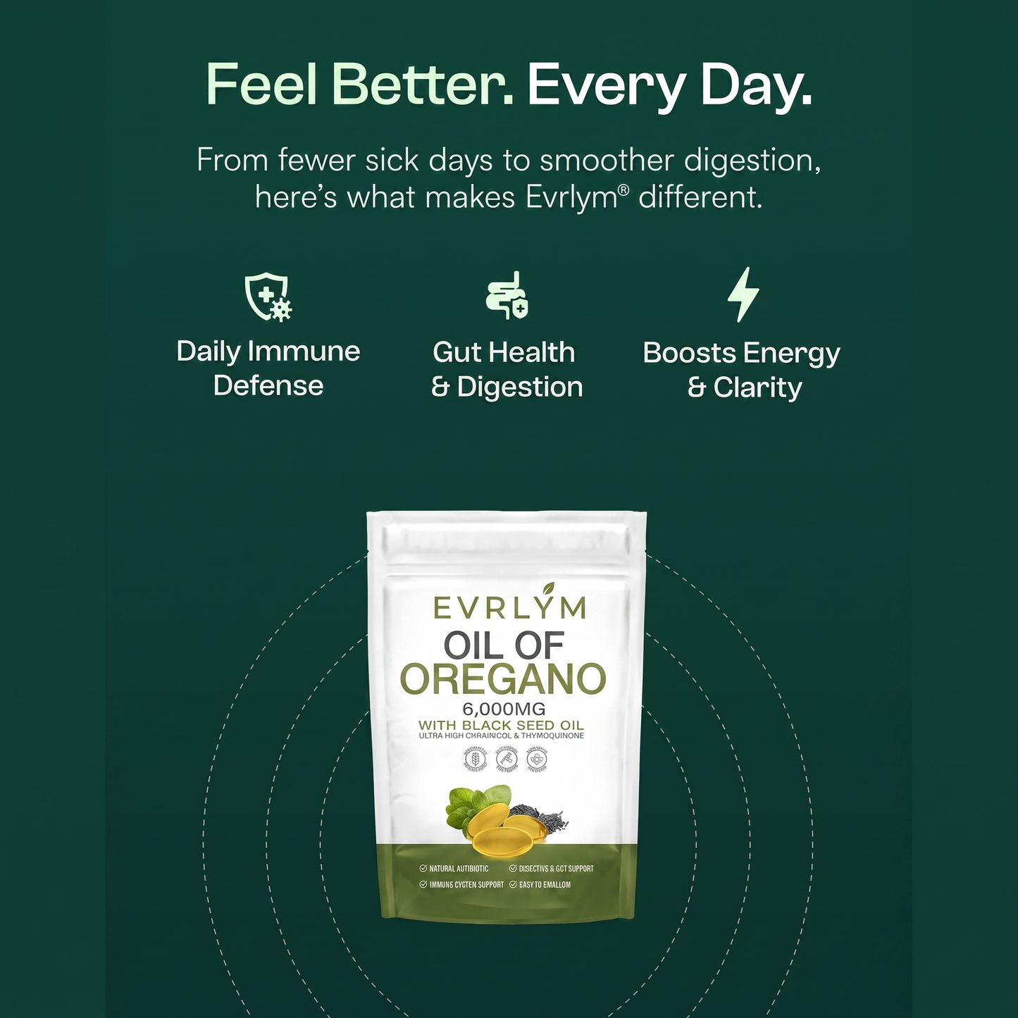 Evrlym ® Oil Of Oregano Softgels